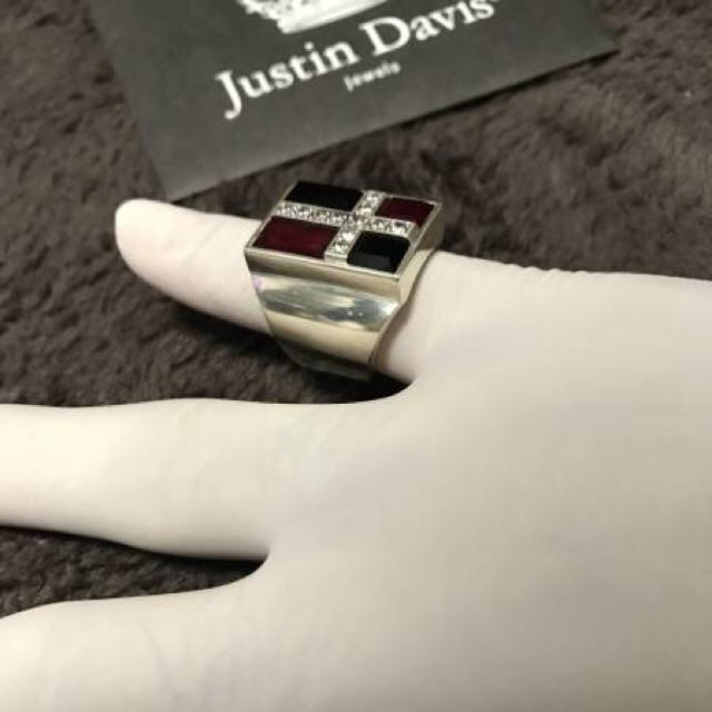 Justin Davis - 希少◇JUSTIN DAVIS◇REFINED RING◇11号◇クロス