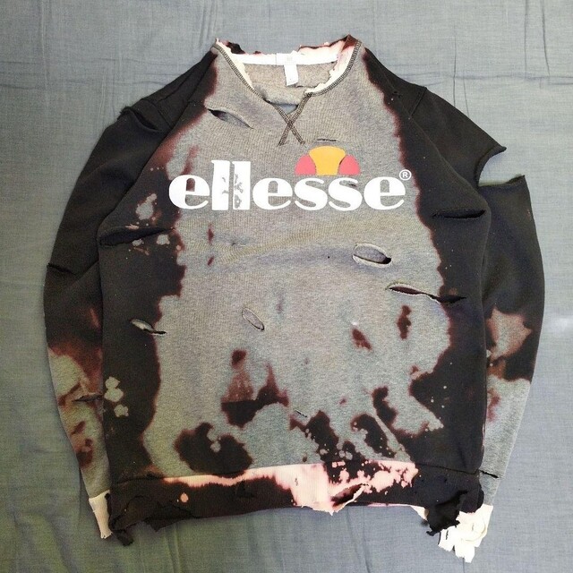 ellesse - ボロスウェットBoroSweat常田大希グランジダメージデカロゴ