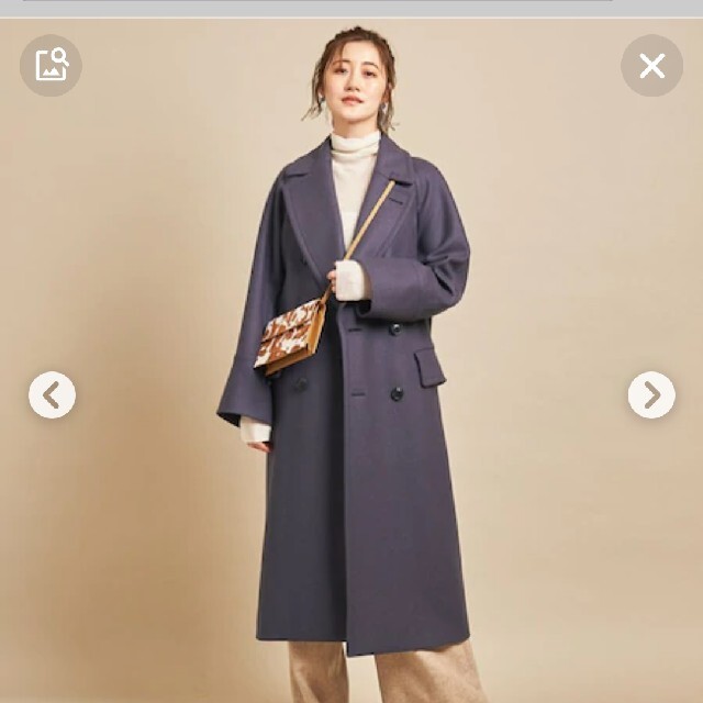 BEAUTY&YOUTH UNITED ARROWS - BY∴ HAMILTON WOOL MIX メルトンロング