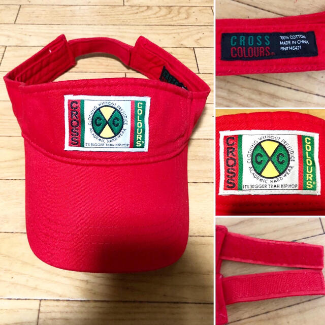 CROSS COLOURS デニム サンバイザー CROSS COLOURS デニム サンバイザー