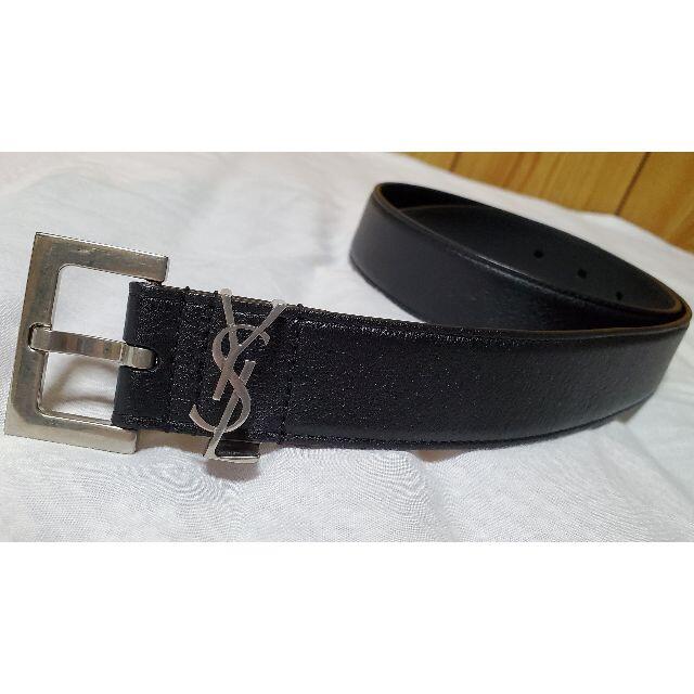 SAINT LAURENT - 正規 サンローランパリ YSLロゴ×スクエアバックル