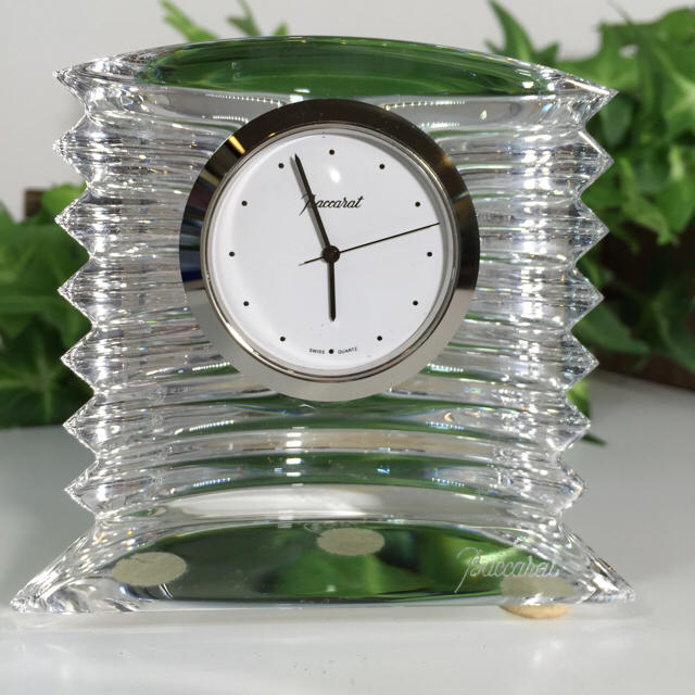 Baccarat - 【正規品】Baccarat バカラ ラランド クロック 置時計 美品