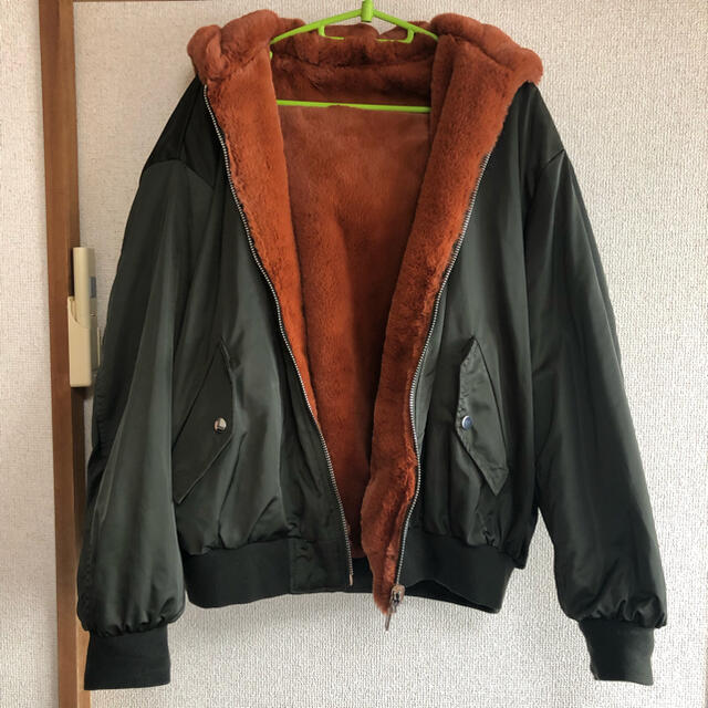ZARA - ZARA TRF リバーシブル オーバーサイズ MA-1 ブルゾンの通販 by