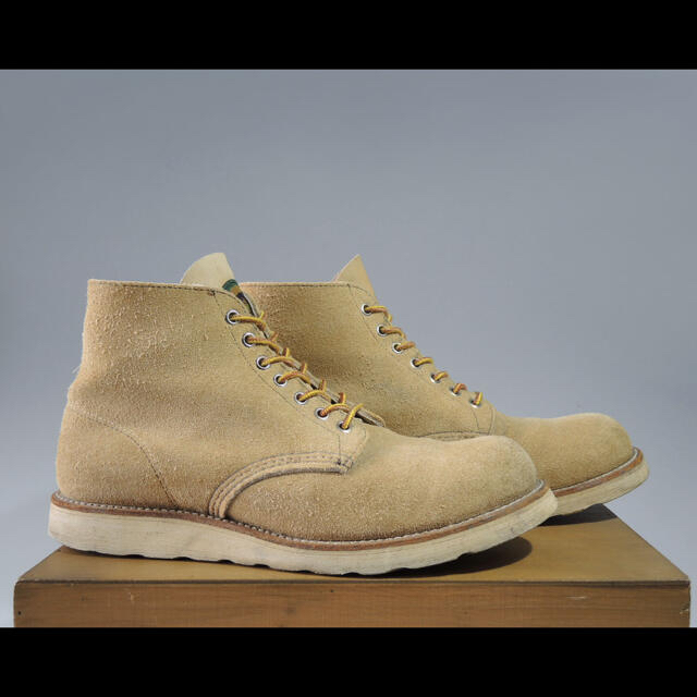 REDWING - 半円犬タグ8167スエードアイリッシュセッター875犬刻印8173