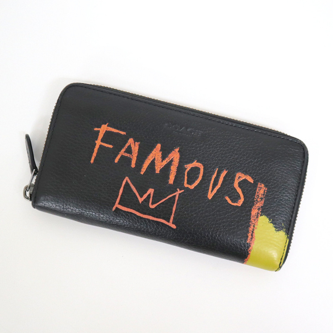 COACH - 【COACH】コーチ ラウンドファスナー長財布 バスキア コラボ