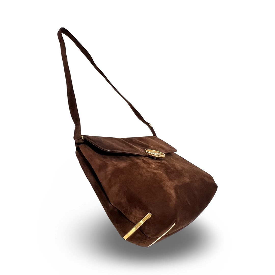 GUCCI - GUCCI グッチ オールドグッチ GGバックルスエード 2WAY