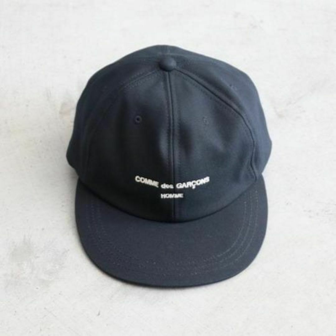 COMME des GARCONS HOMME - COMME des GARCONS HOMME LOGO CAP 紺