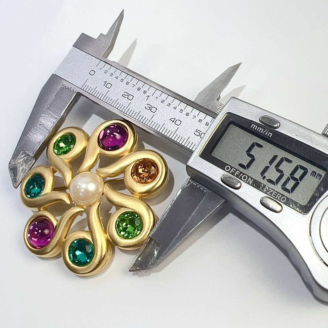 GIVENCHY - GIVENCHY ジバンシー フェイクパール カラーストーン