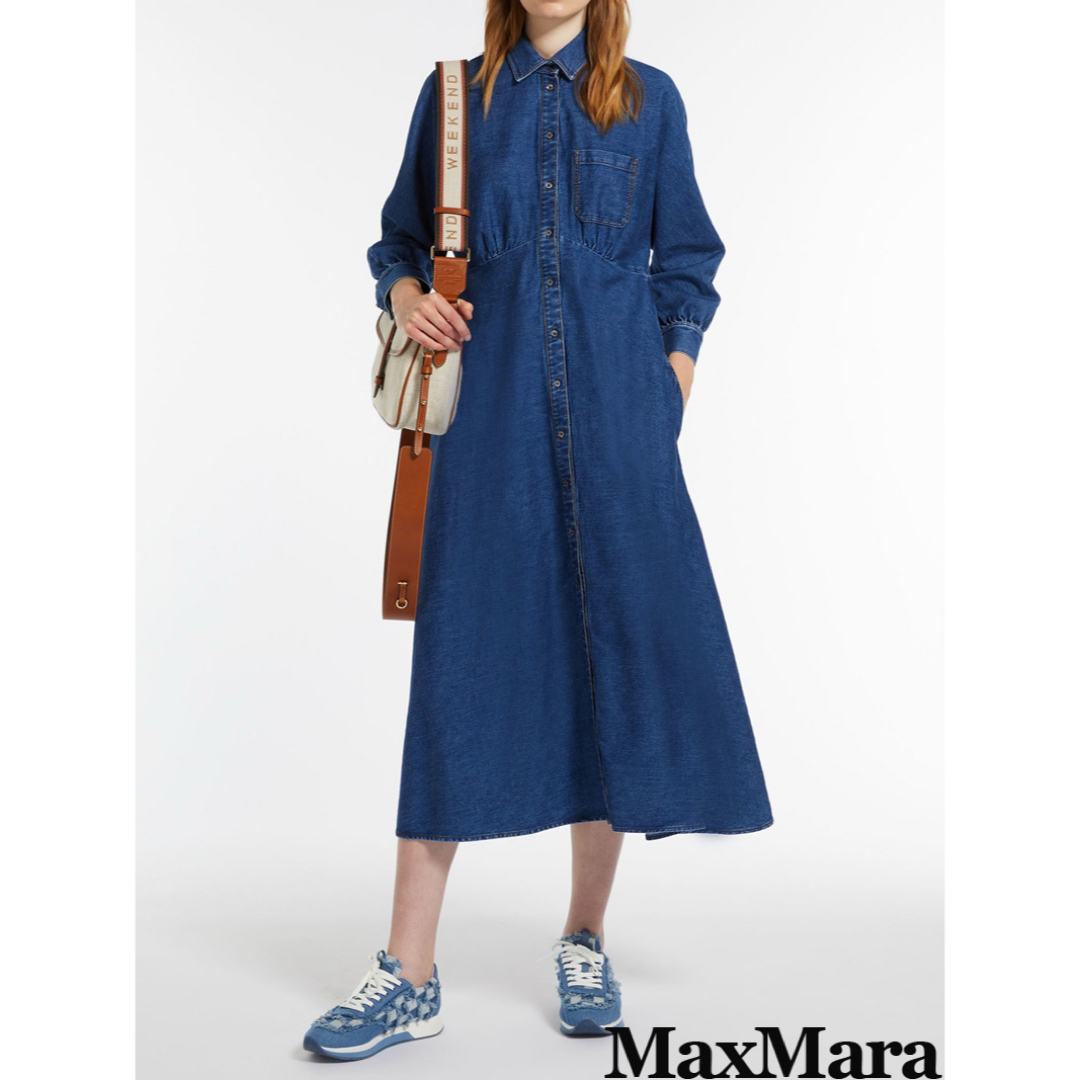 Weekend Max Mara - マックスマーラ デニム素材 シャツワンピース