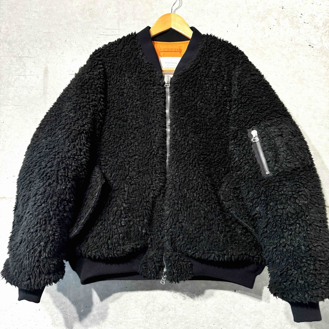 READYMADE - READYMADE TEDDY JESSE JKT Blackの通販 by shop｜レディ