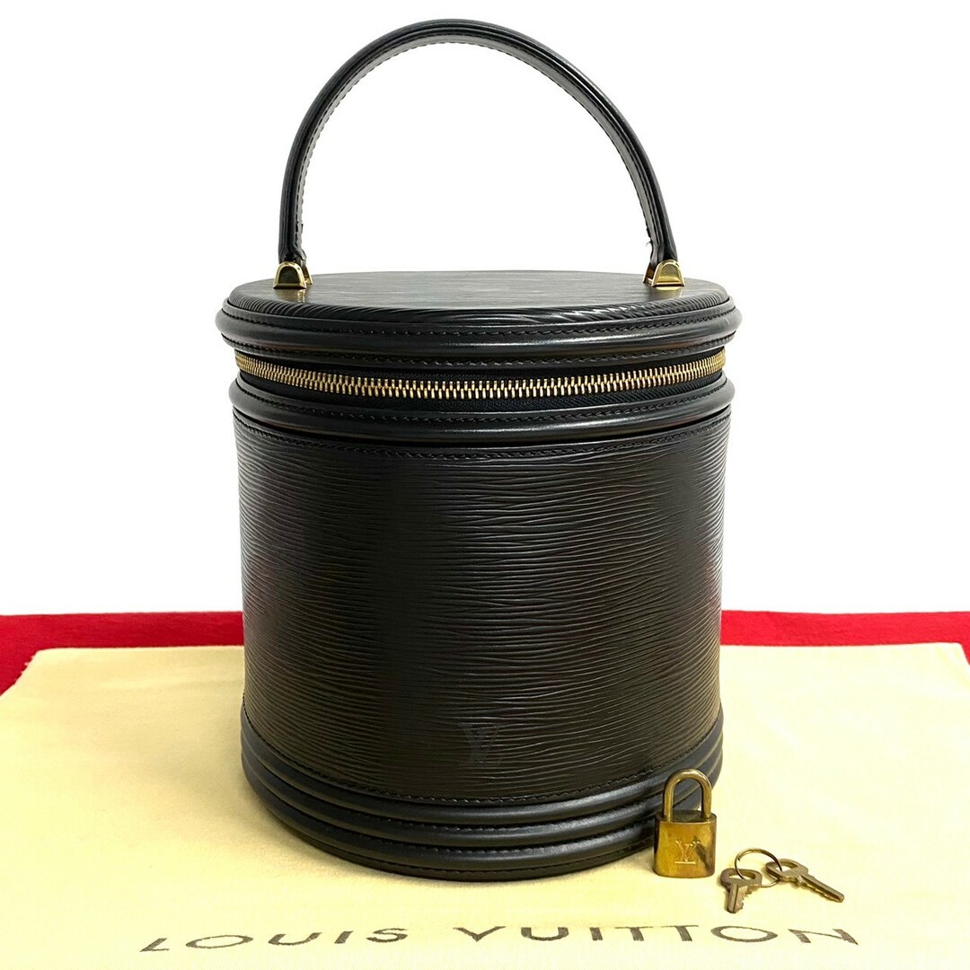 LOUIS VUITTON】バニティバッグ カンヌエピレザーブラック
