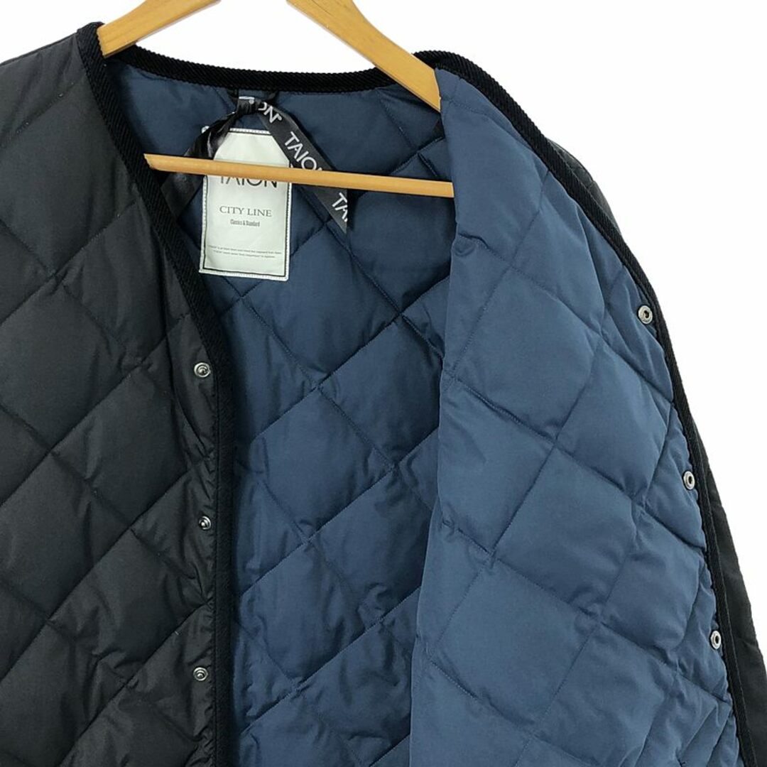 TAION - TAION / タイオン | CITY LINE ノーカラー キルティング