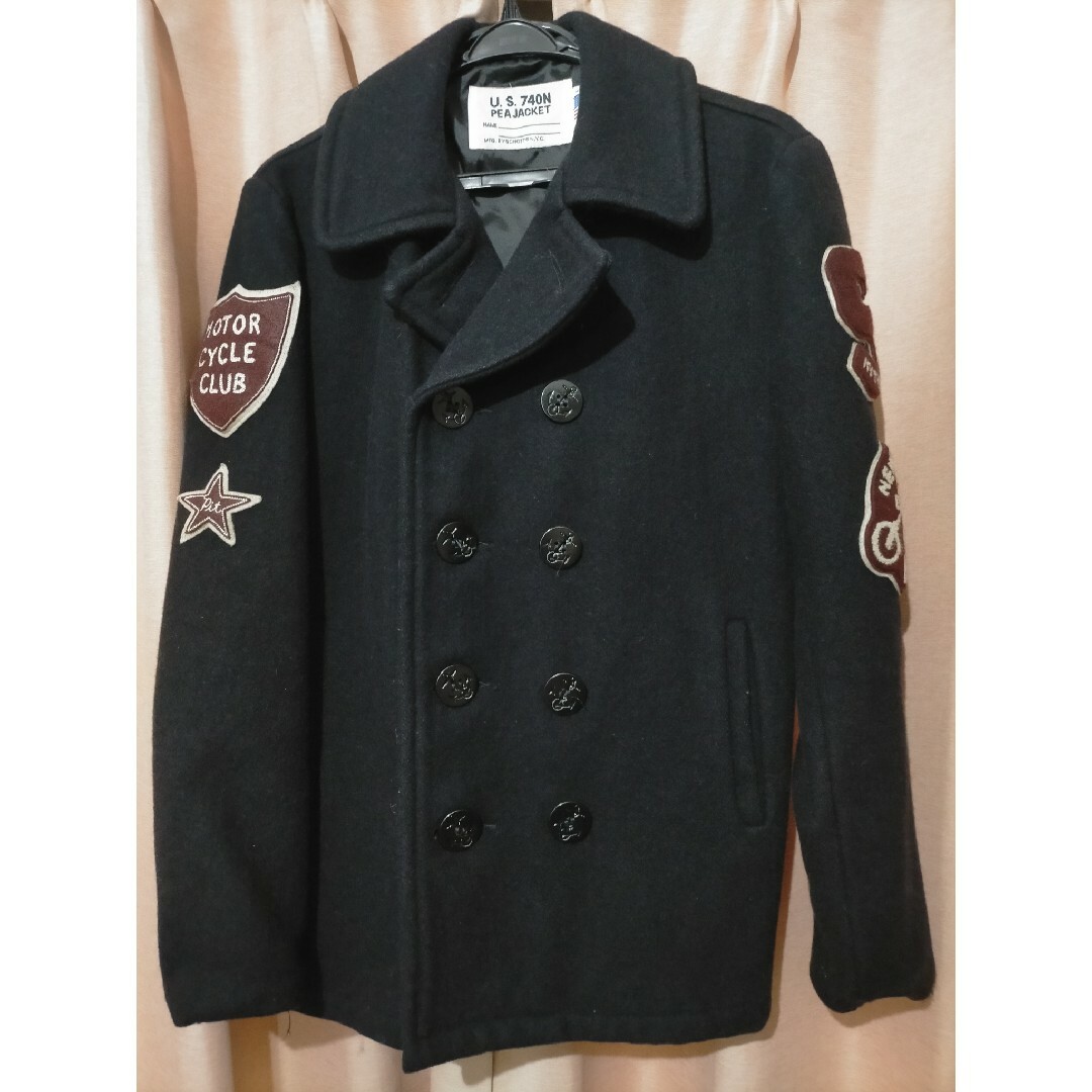 schott - Schott MOTOR CYCLE ワッペン Pコート 38 M の通販 by はる