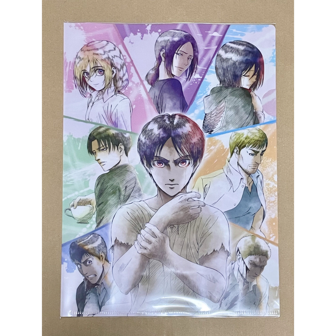 進撃の巨人 A4クリアファイル 4種 浅野恭司 原画展 2017 進撃の巨人