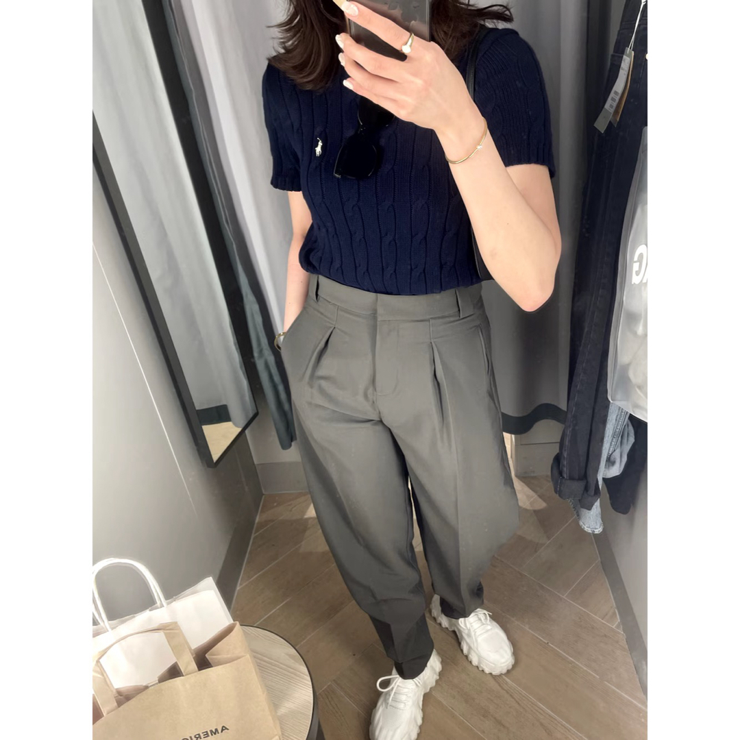 POLO RALPH LAUREN - ポロ ラルフローレン ニット ケーブル 半袖ニット