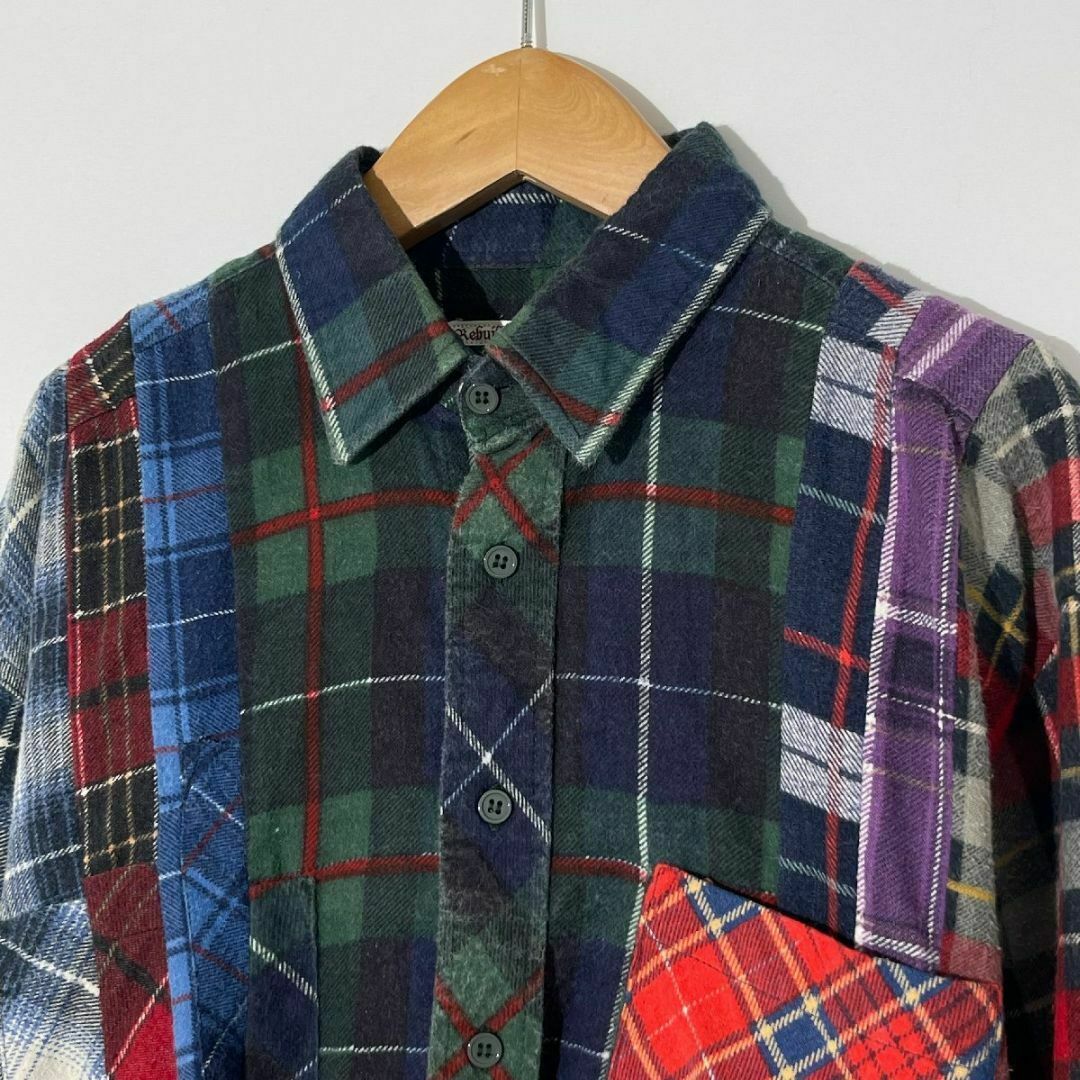 Needles - Rebuild by Needles リメイクフランネルチェックシャツの
