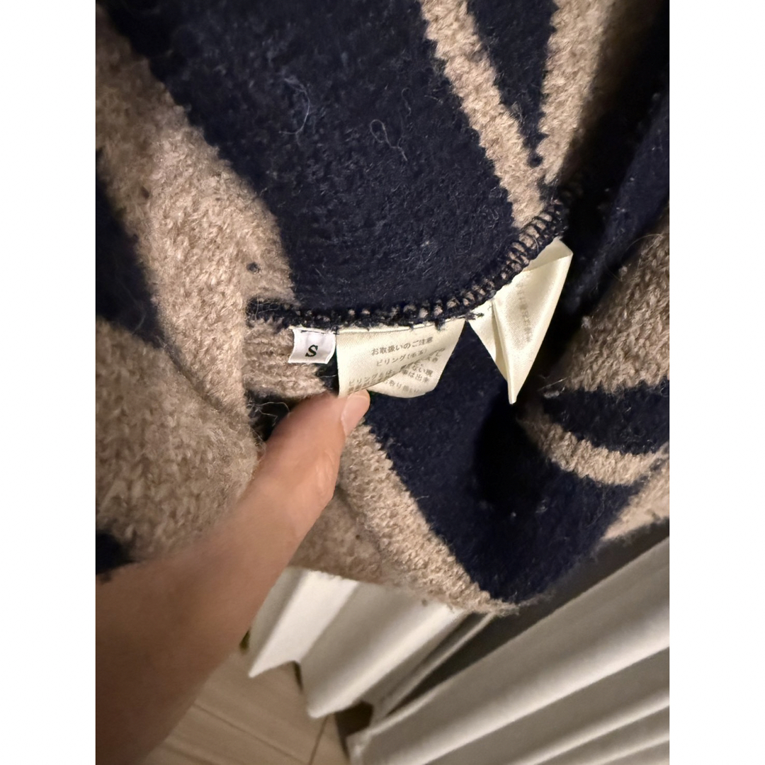 vandori アルパカニットコート サイズSの通販 by にこにこ｜ラクマ