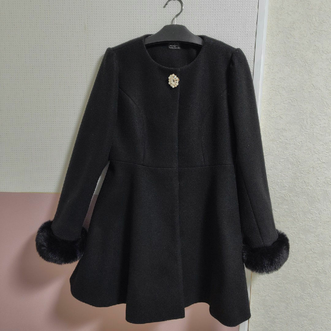 evelyn - evelyn ビジューコートの通販 by ໒꒱｜エブリンならラクマ