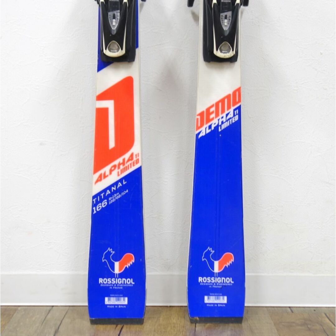 ロシニョール ROSSIGNOL DEMO ALPHA Ti LIMITED 166cm ビンディング