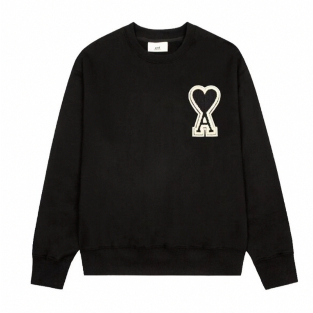 ami - ami アミ amiparis アミパリス トレーナー スウェット ブラック