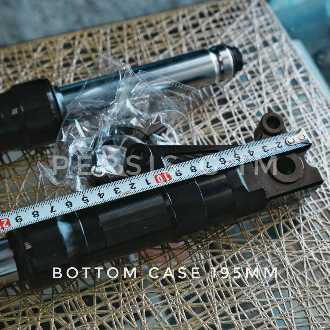 ズーマーやdioに フロントディスク化キット 黒 ブラック フォーク