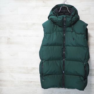 POLO RALPH LAUREN（ダウンベスト ・ グリーン・カーキ/緑色系）の