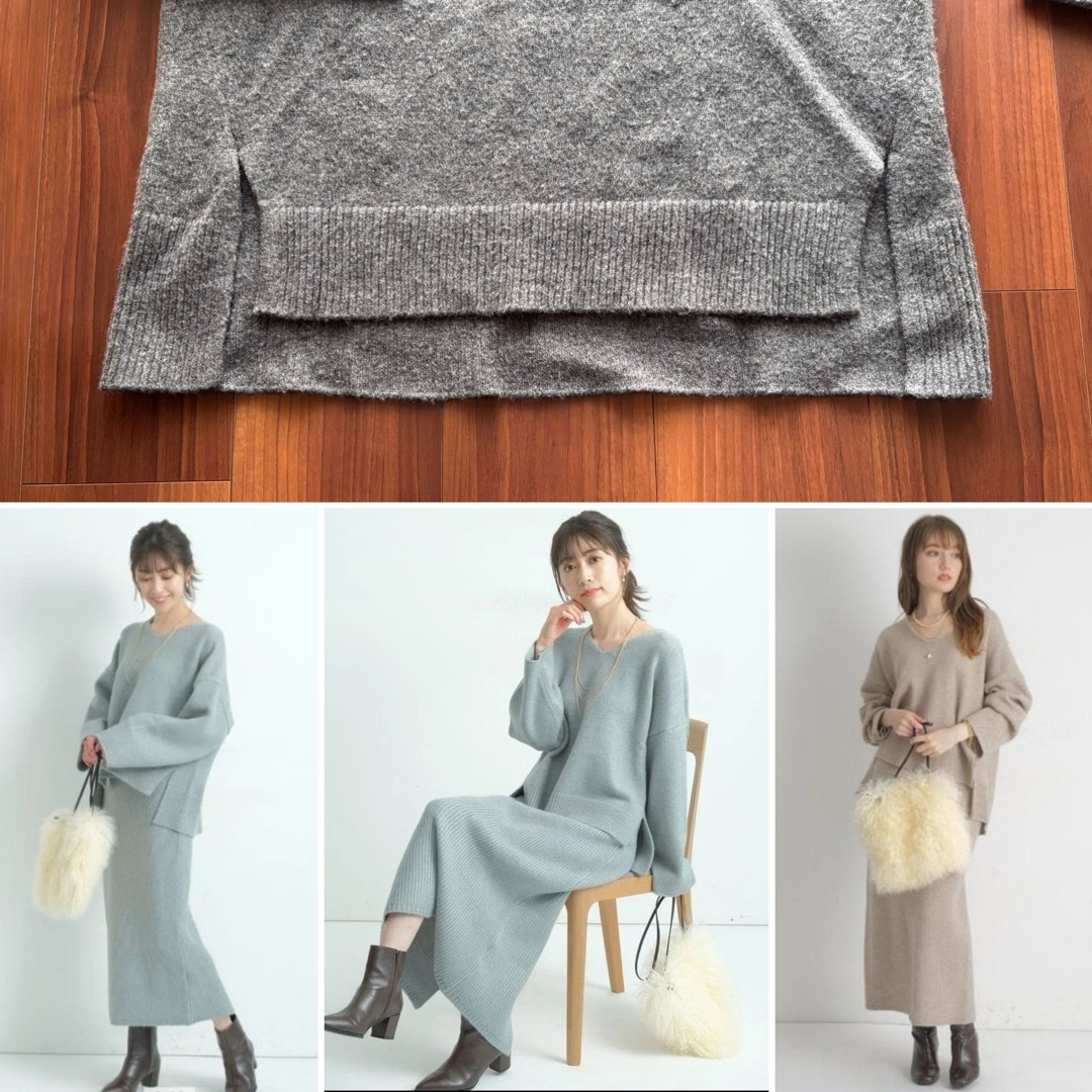 Apuweiser-riche - ☆アプワイザーリッシェ☆ゆるニットセットアップ