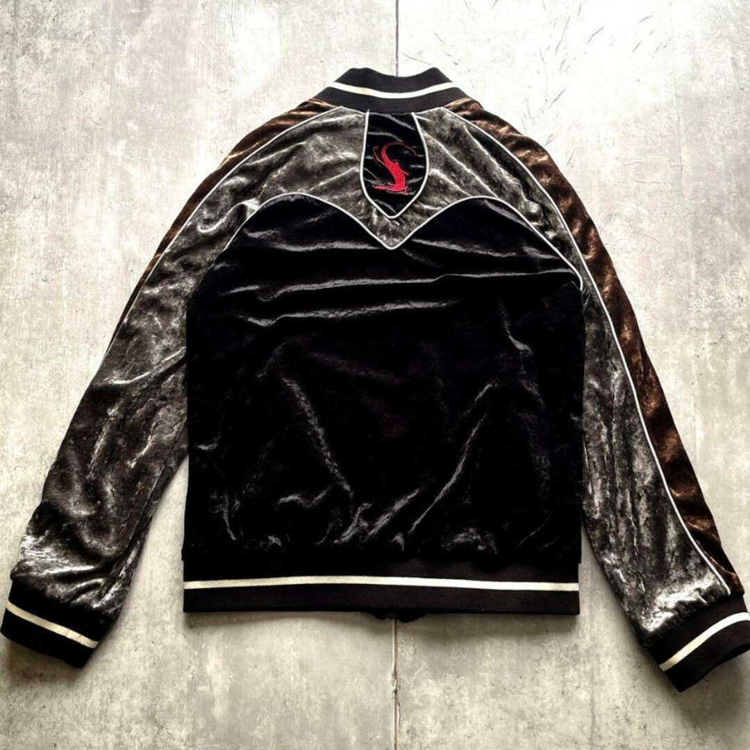 Obelisk - 00s oberisk ベロア スカジャン y2k 短丈 グランジ 平成