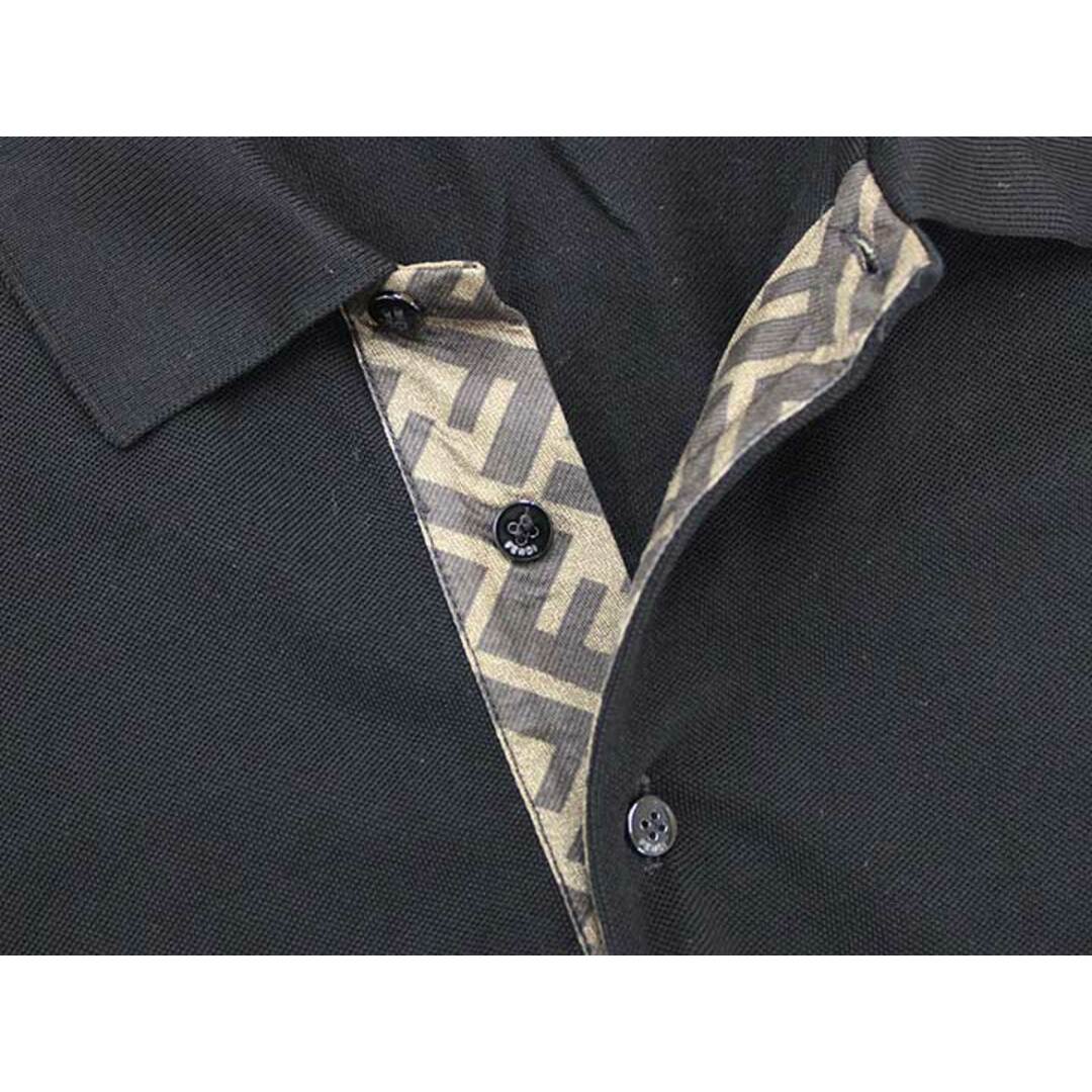 FENDI - 【春物 新入荷】◇FENDI/フェンディ◇ブラックピケポロシャツ