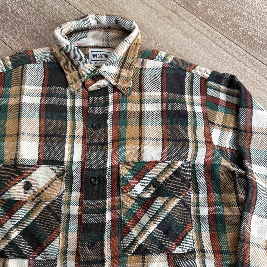 FIVE BROTHER - FIVE BROTHER ファイブブラザー ネルシャツ 80s
