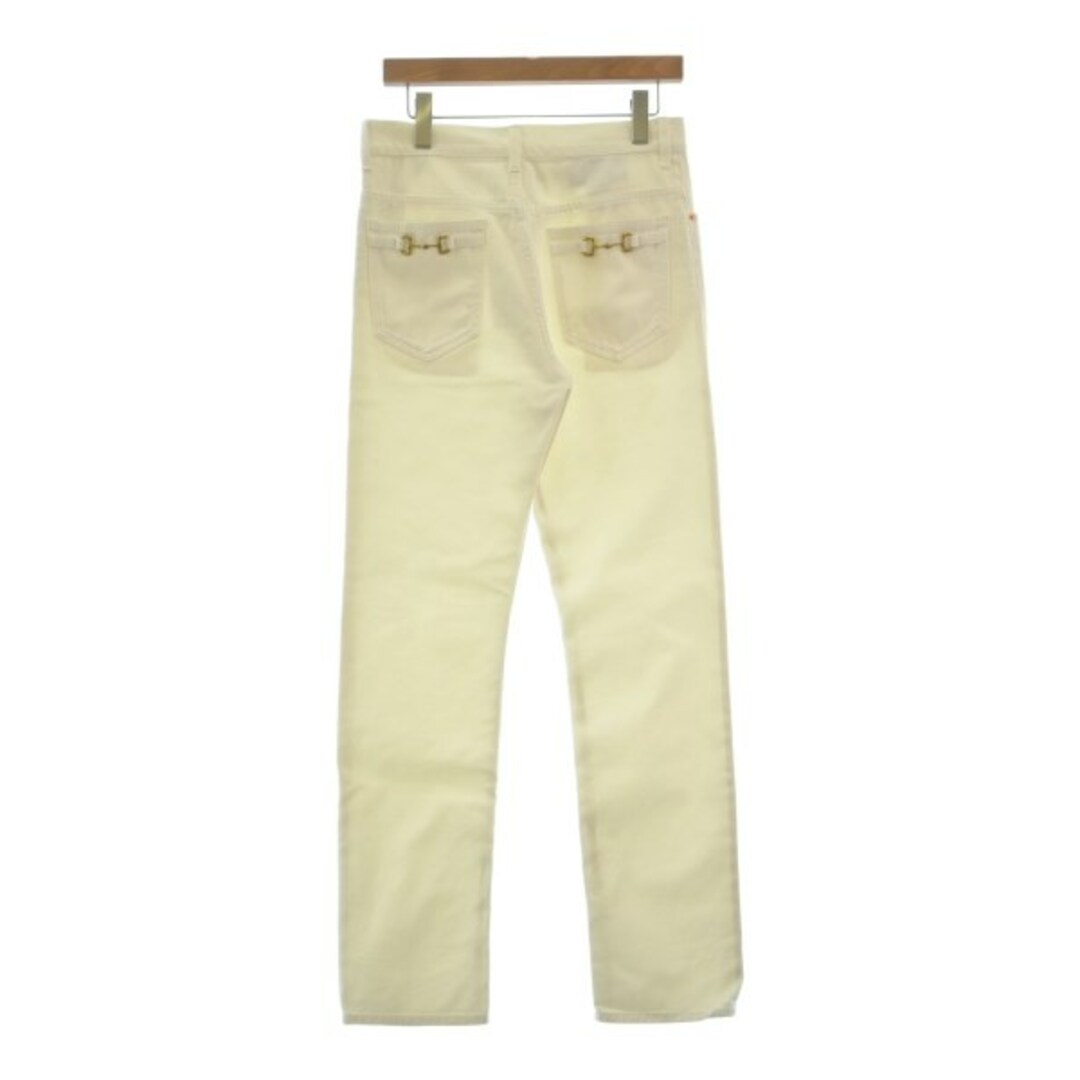 GUCCI - GUCCI グッチ デニムパンツ 30(M位) 白(デニム) 【古着