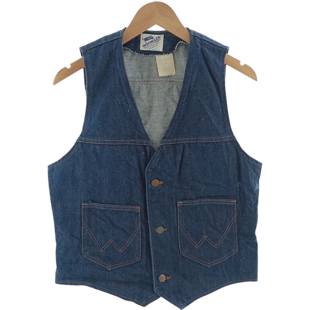 Wrangler - 古着 80年代 ラングラー Wrangler フラッグ白タグ デニム