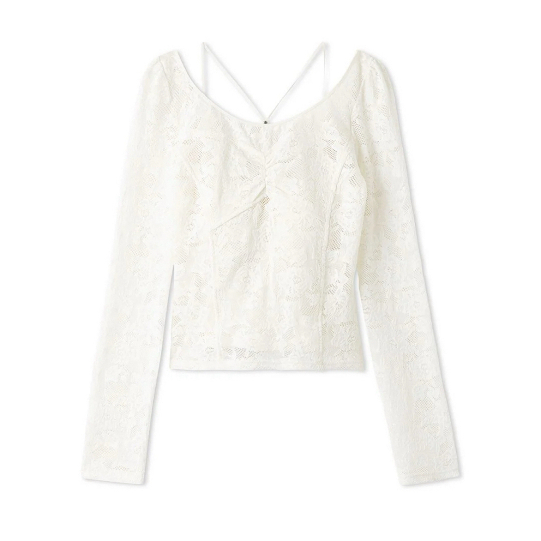 SNIDEL - snidel chacott レース柄編みプルオーバー 25ssの通販 by