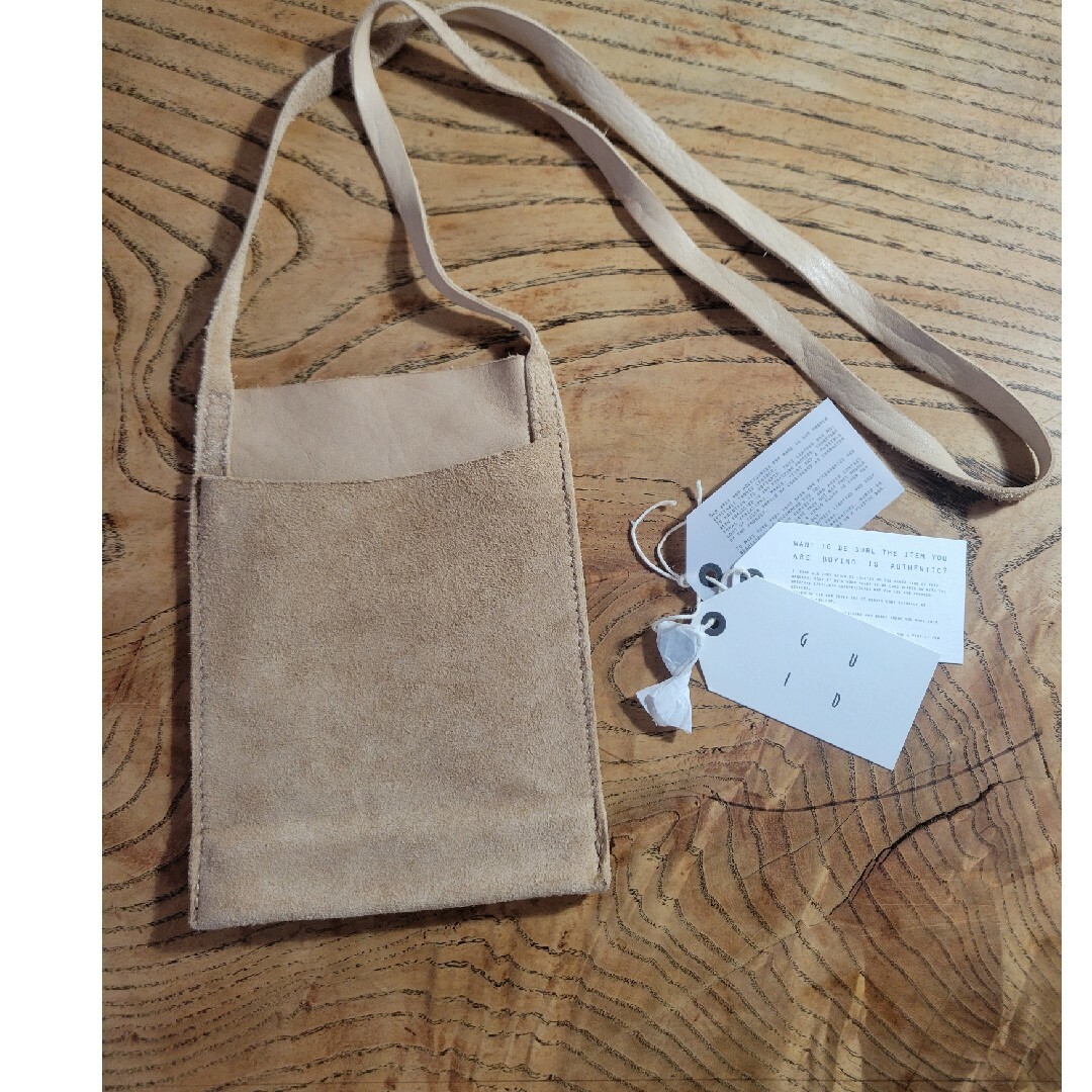 GUIDI - 新品同様GUIDI (グイディ)PASSPORT BAG (パスポートバッグ)の