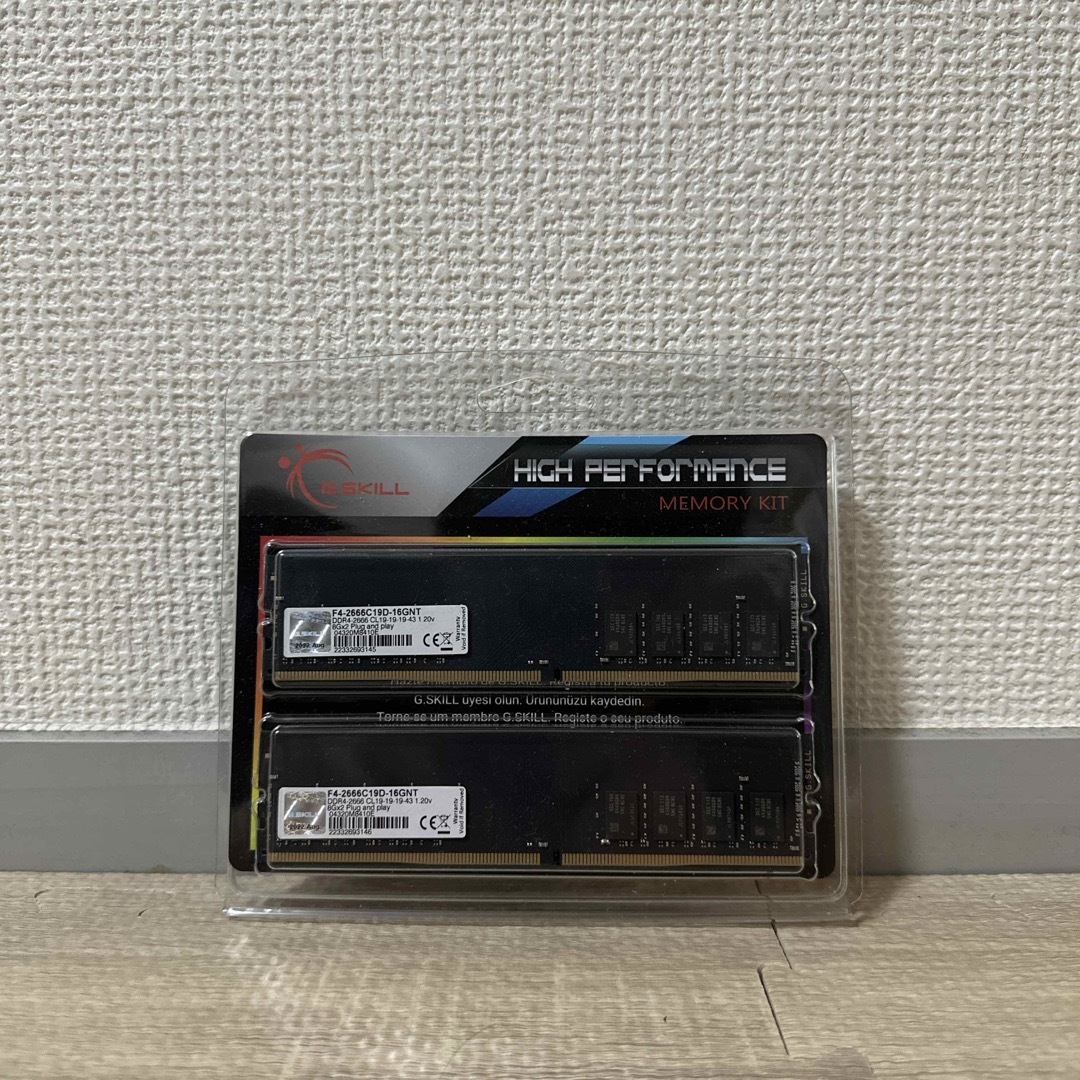 G.SKILL DDR4 8GB×2 メモリの通販 by トミー's shop｜ラクマ