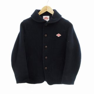 DANTON - ダントン ウールモッサコート ジャケット ロゴ パッチ くるみ