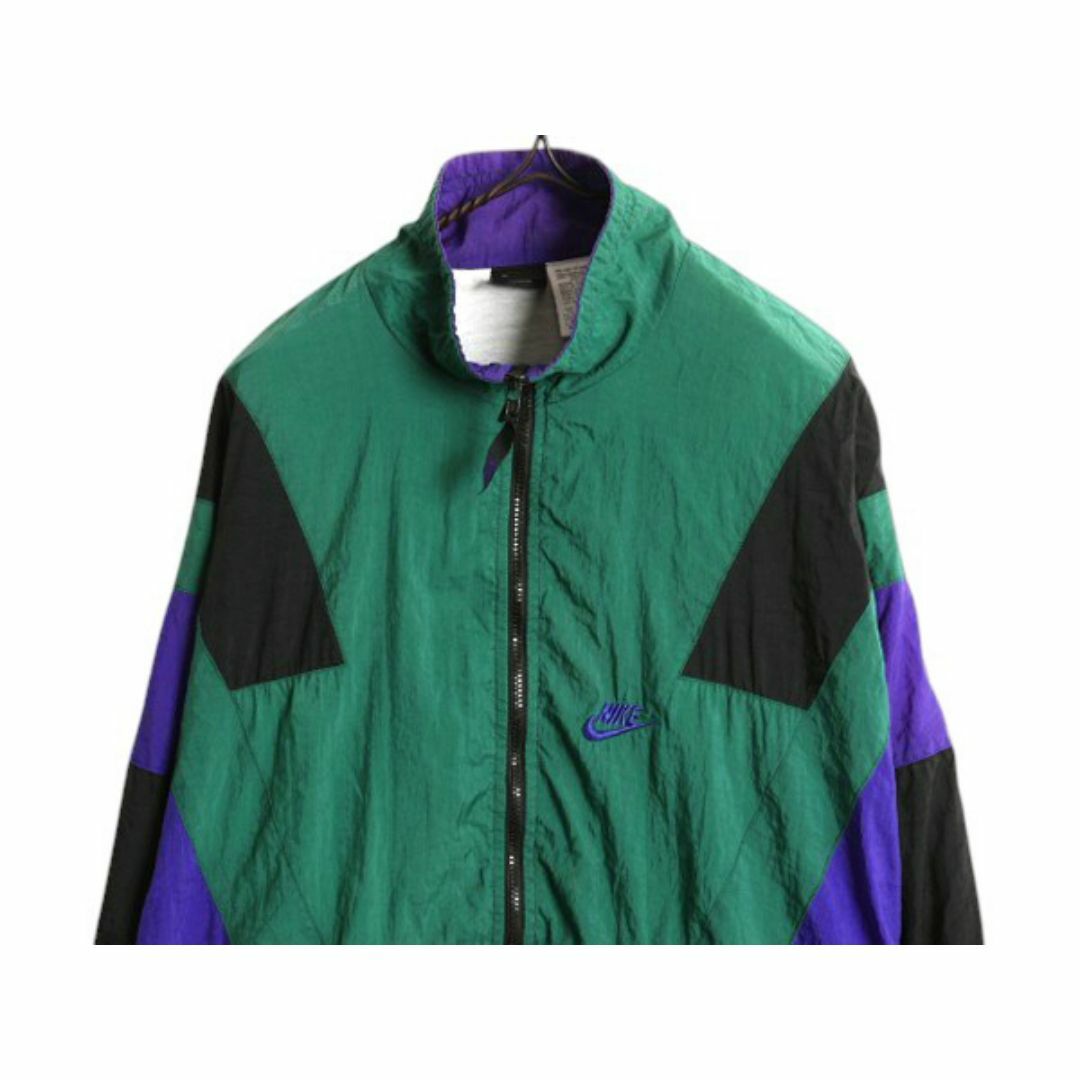 NIKE - 00s ナイキ フルジップ ナイロン ジャケット メンズ M 古着