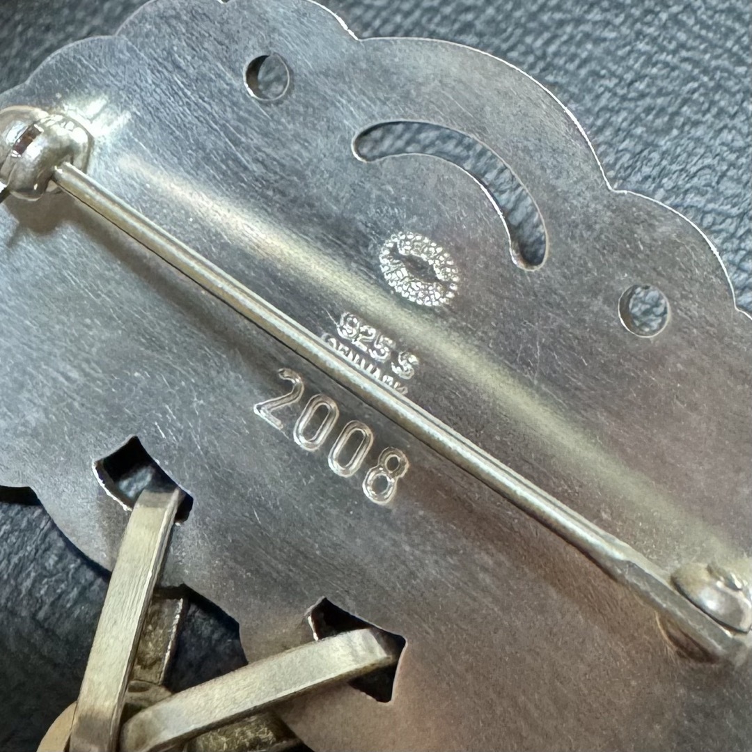 Georg Jensen - 【希少】GEORG JENSEN 2008 ヘリテージ ブローチ 925S