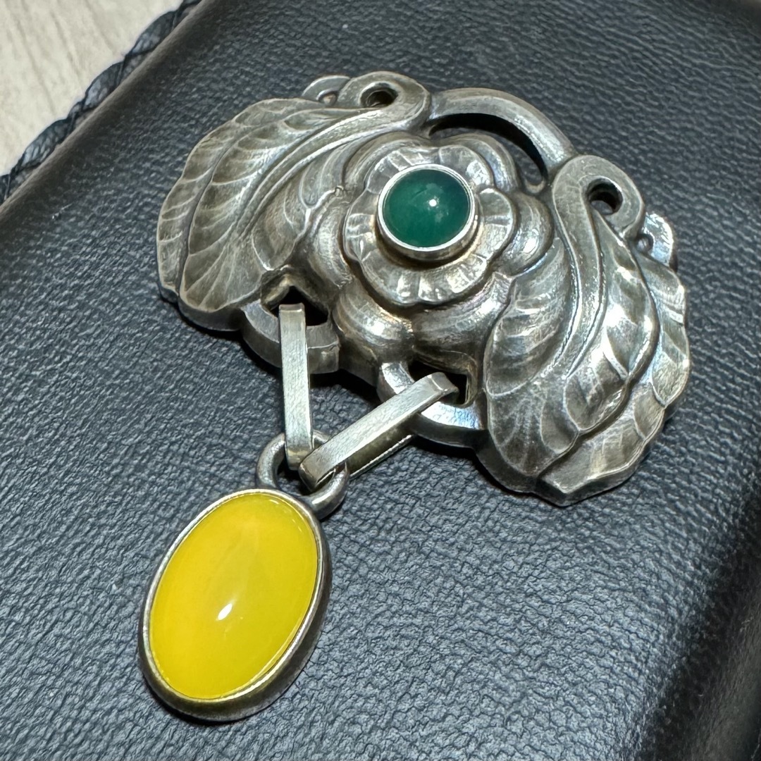 Georg Jensen - 【希少】GEORG JENSEN 2008 ヘリテージ ブローチ 925S