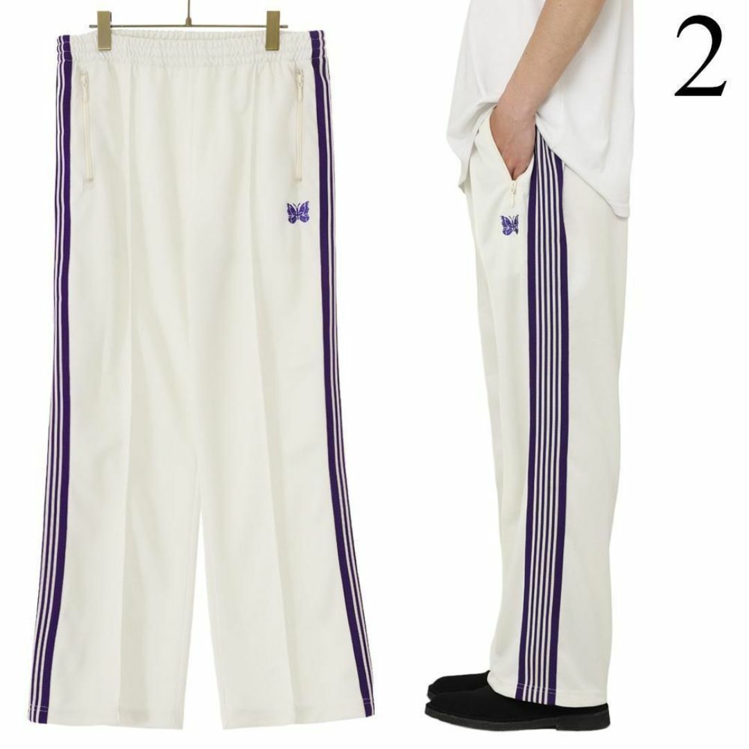 Needles - 2 Needles 23SS トラックパンツ レディース ストレート 白