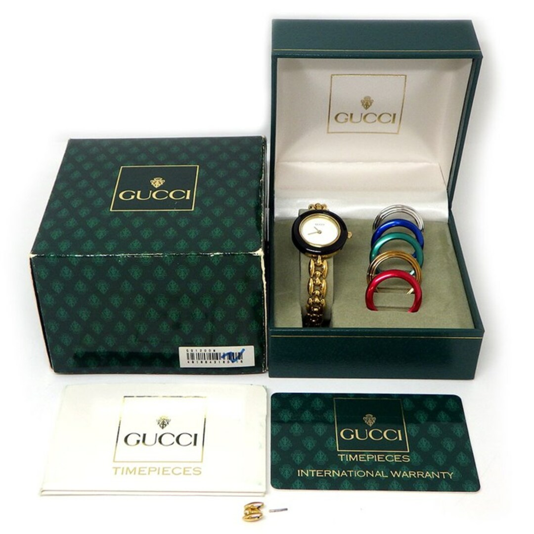 GUCCI - グッチ GUCCI 腕時計 チェンジベゼル 11/12.2 マルチカラー