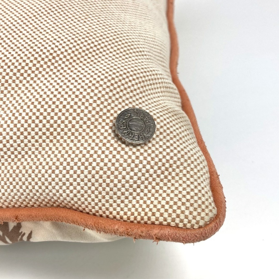 HERMES - エルメス HERMES ロゴ 馬柄 ピロー 枕 インテリア クッション