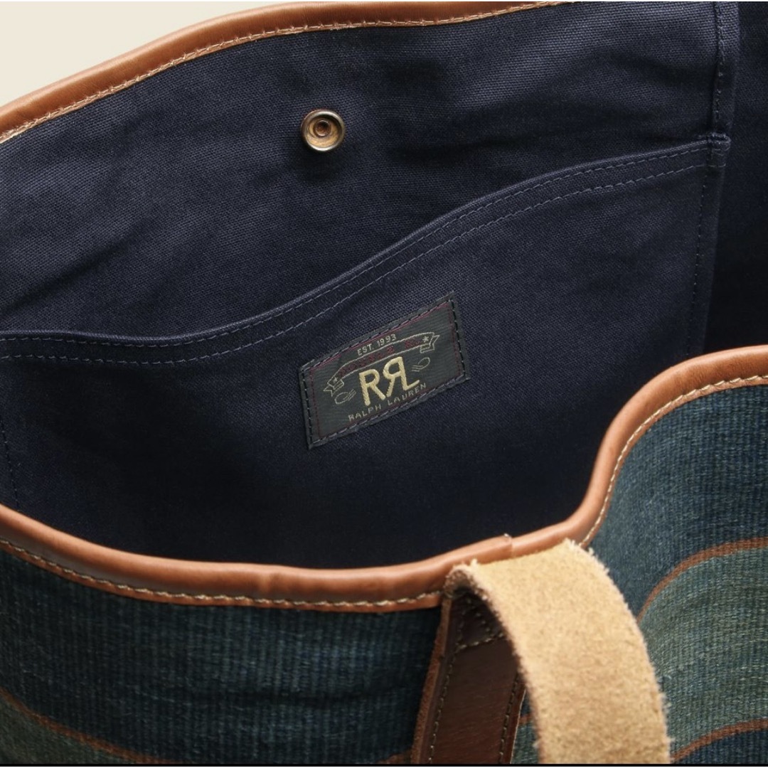 RRL - 新品*RRL*ハンドウーブン インディゴ ストライプド トートバッグ
