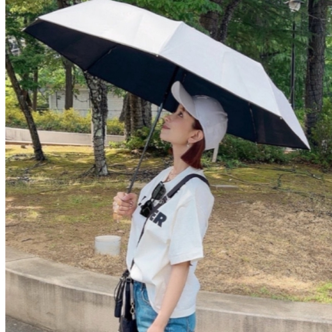 完全遮光 晴雨兼用 日傘 しいちゃん 成瀬愛里さん ベージュ 遮光 100