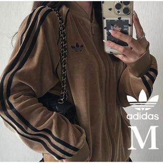 adidas Originals - 新品M】adidas アディカラー ブラウン ベロア