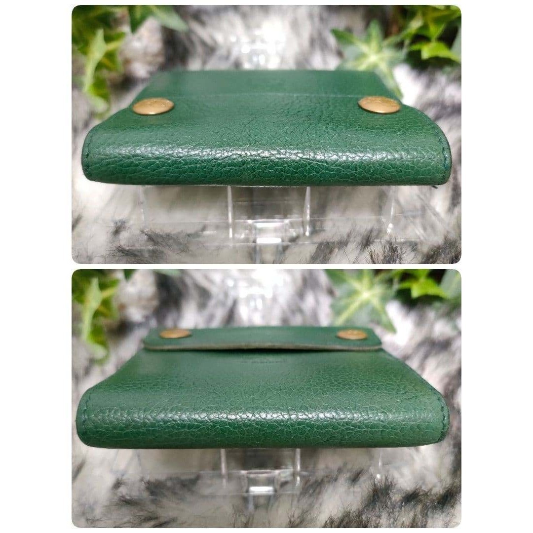 IL BISONTE - 極希少 廃盤品 イルビゾンテ 折り財布 グリーン IL
