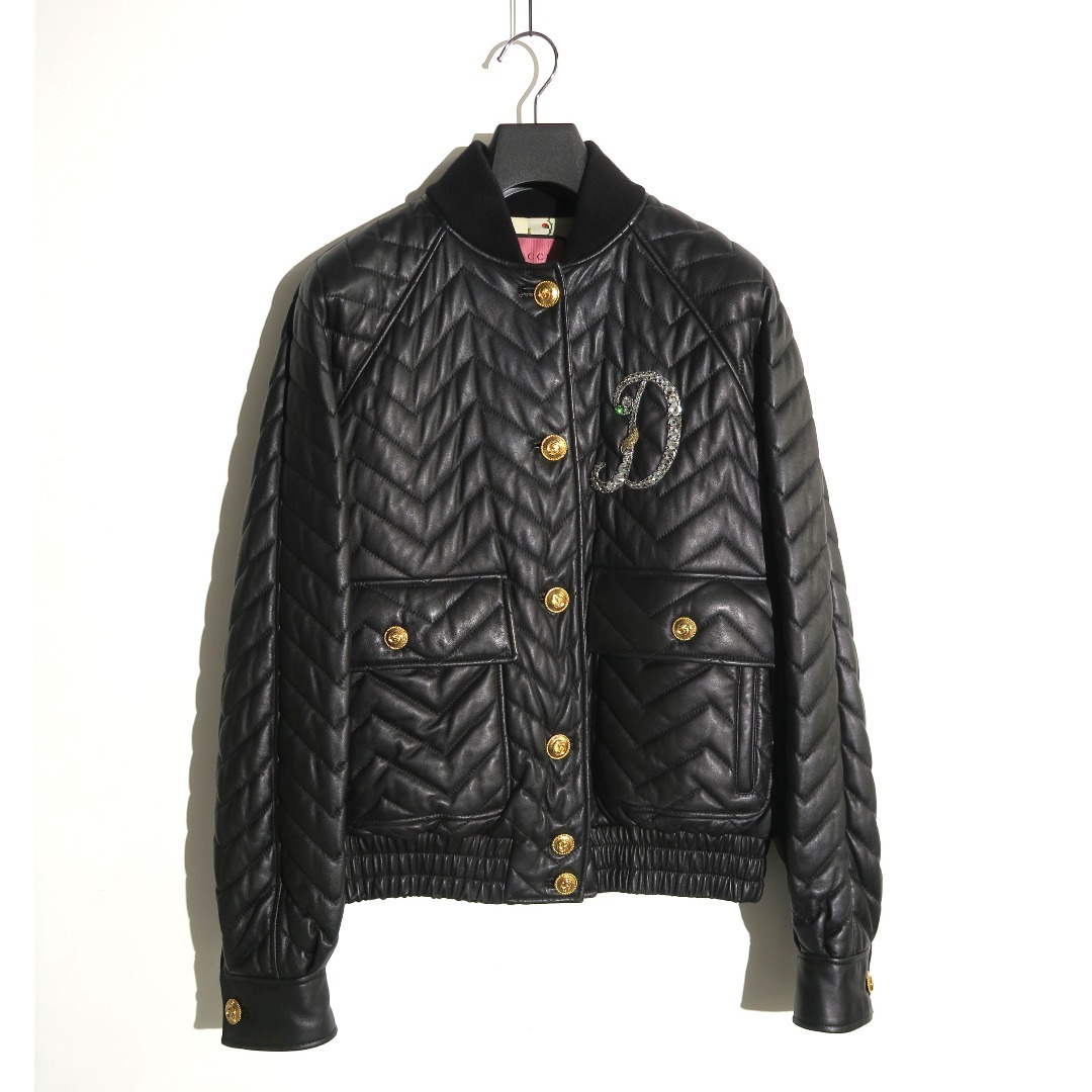 GUCCI - GUCCI 40 キルティング レザー ジャケット アレッサンドロ