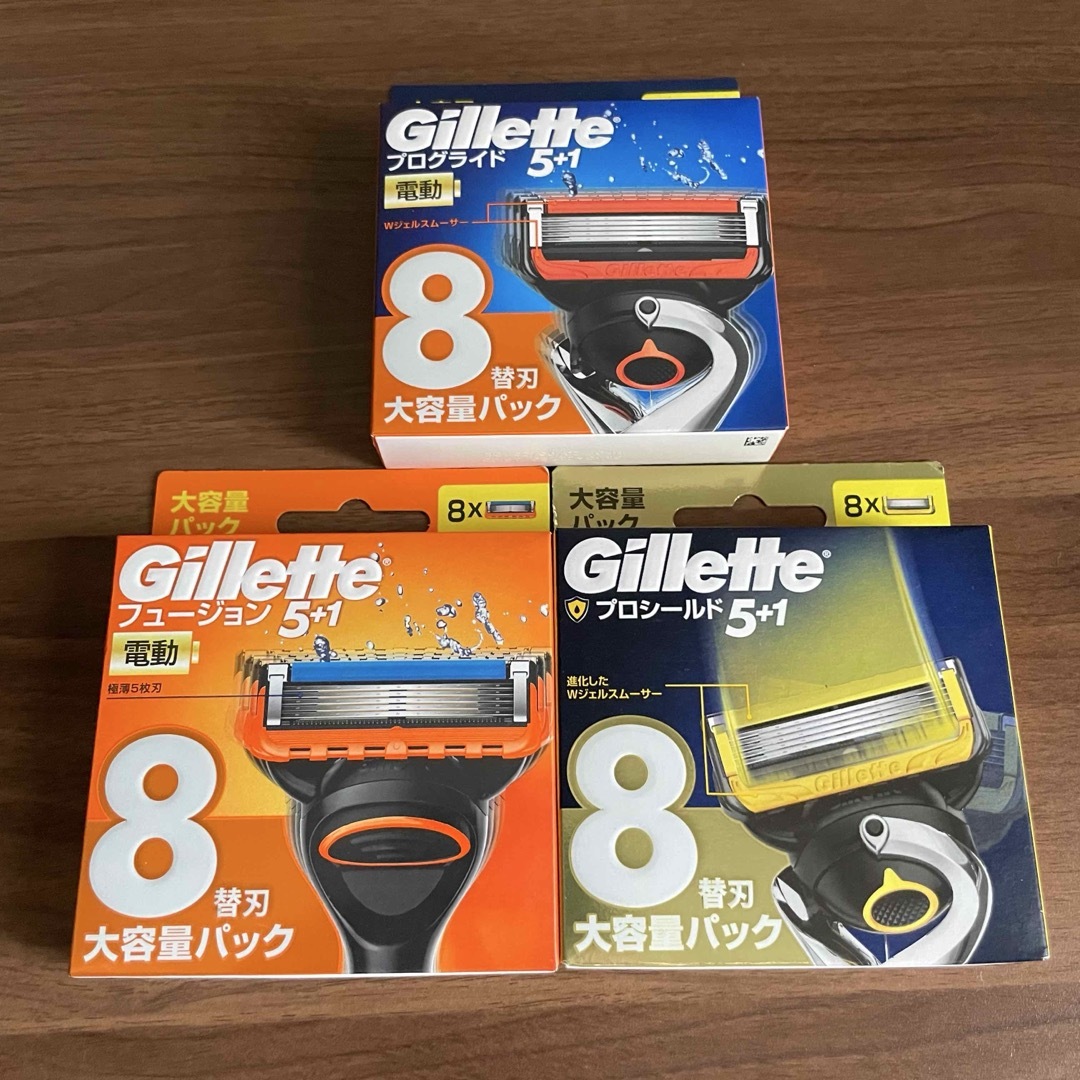 Gillette - ジレット 替刃 8個入り 各種の通販 by qhaku's shop