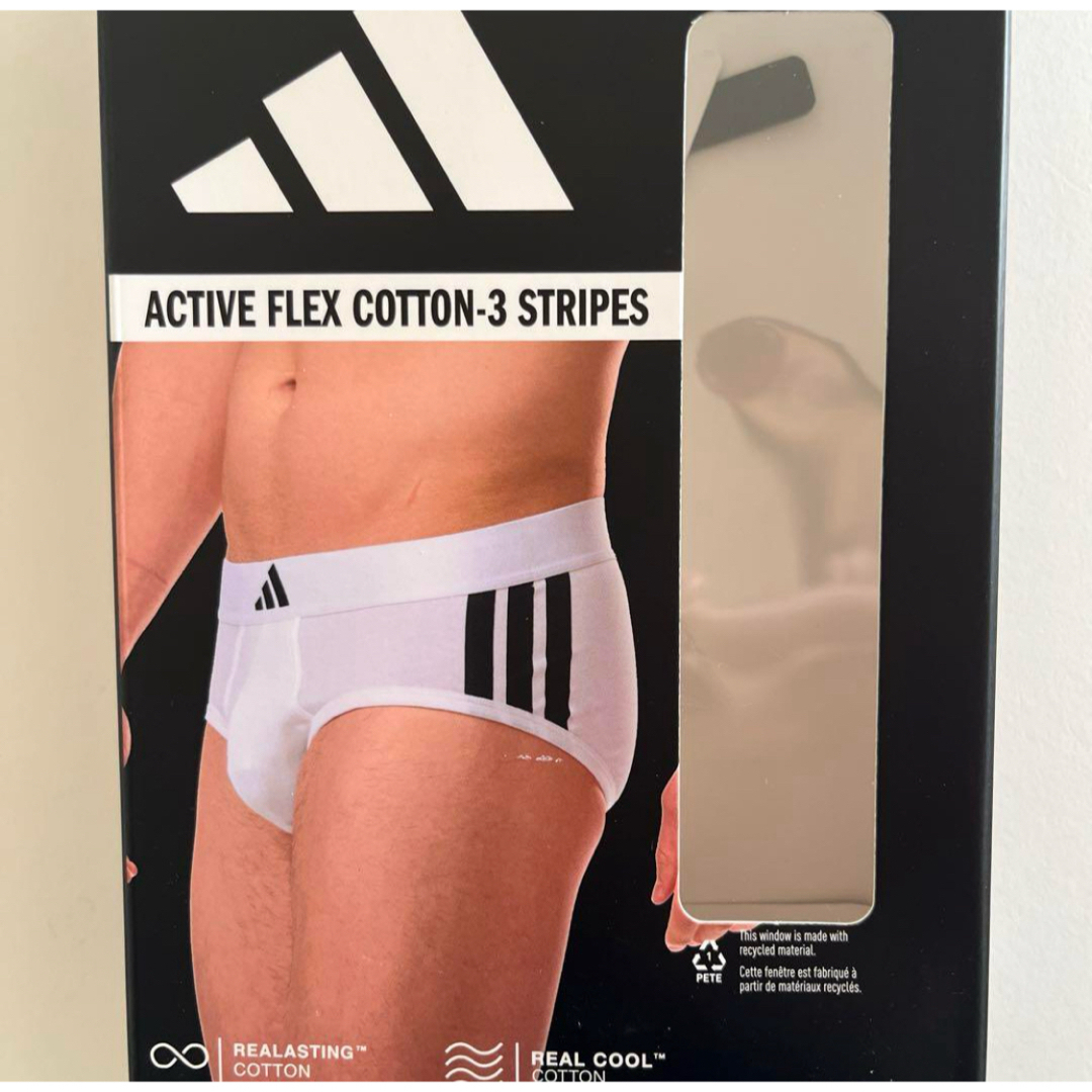 adidas - adidas アディダス ローライズブリーフ M(S) 2枚セット 白