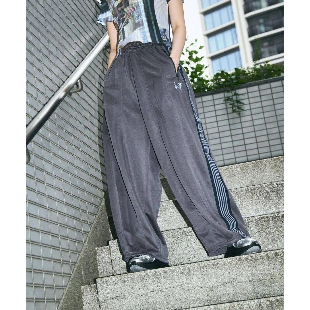 Needles - ヒザデルパンツ M グレー ホワイト ネイビー ニードルズ